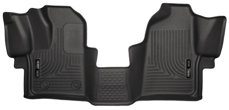Ford Transit-250 Floor Mats - Front - Husky Liners - WeatherBeater - Black - 2015